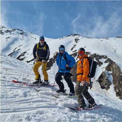 Musha skiing at Gulmarg