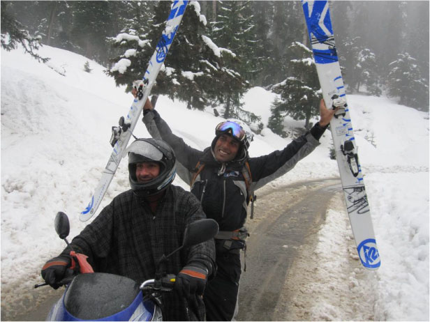 Powder snow at Doodhpathri